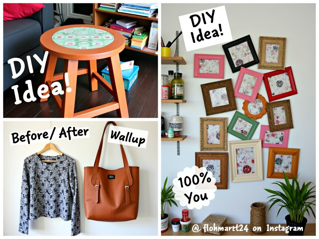 ♻️ DIY-Upcycling: Aus Flohmarkt-Schätzen werden persönliche Lieblingsstücke!